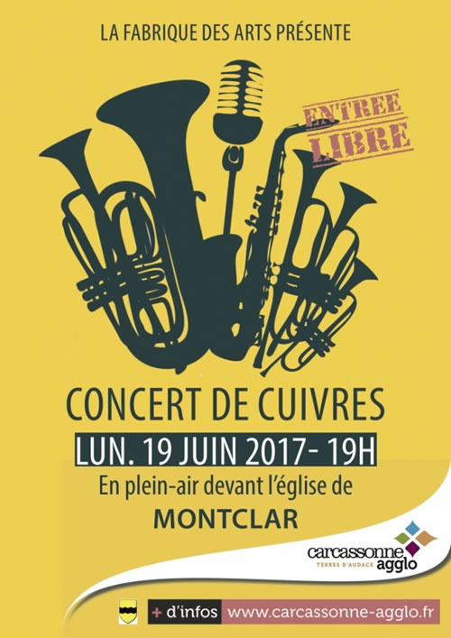 concert de cuivres à Montclar