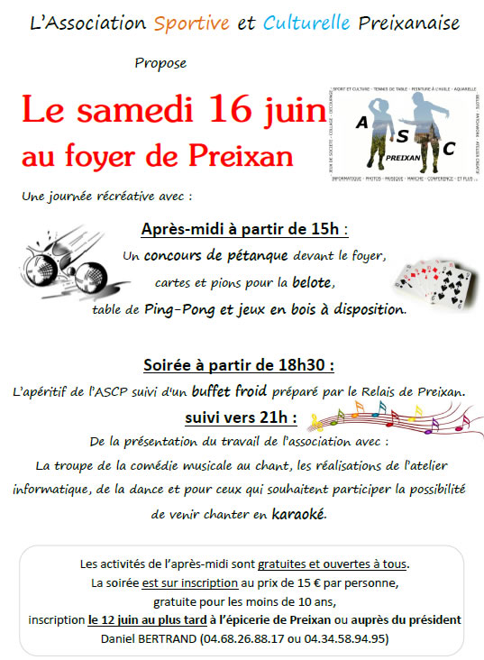 journée récréative à Preixan