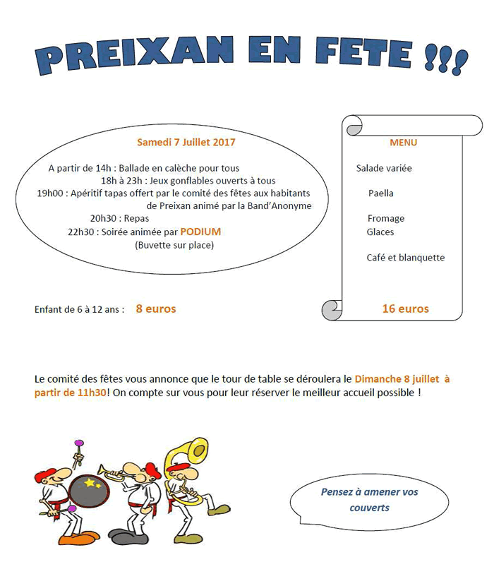fête locale de Preixan